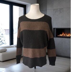 Vince Rugby Yak Wool Blend Boxy-Fit Sweater Size Small